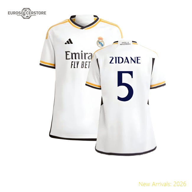 Football Team Zidane Hypoallergenic Kids Jersey Climacool Lightweight