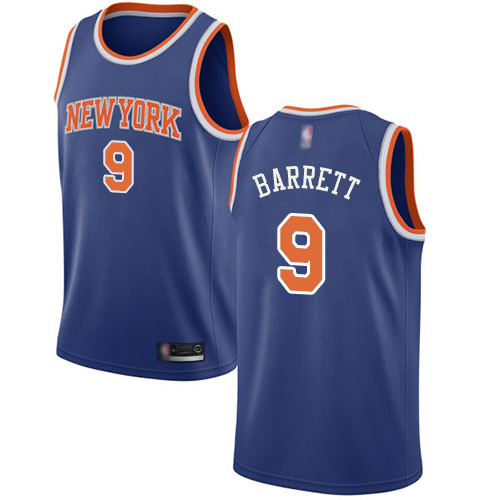 Blue Nike York Knicks #9 Knicks Jersey - Moisture-Wicking Quality
