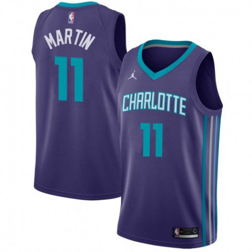 Nike Nets Purple Charlotte Hornets #11 Jersey - Reasonably Priced