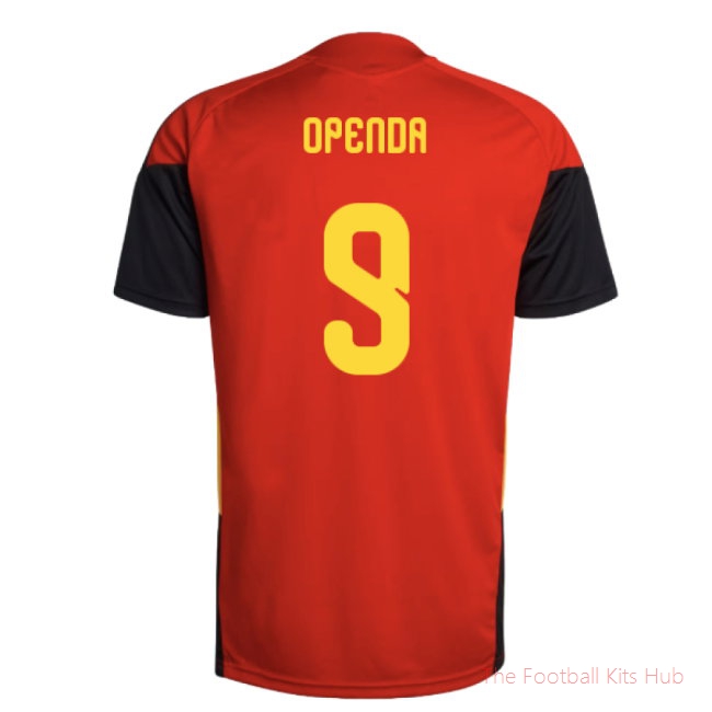 2026-2027 Belgium Training Jersey (Red) (Openda 9)