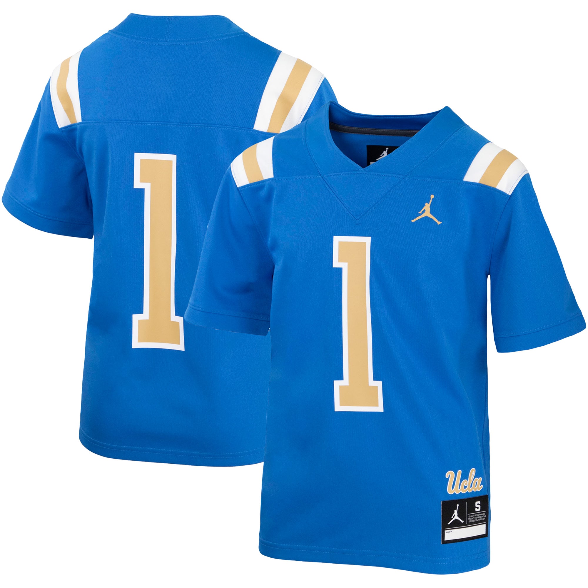 #1 UCLA Bruins Jordan Brand Youth Untouchable 26/27 Football Jersey - Blue
