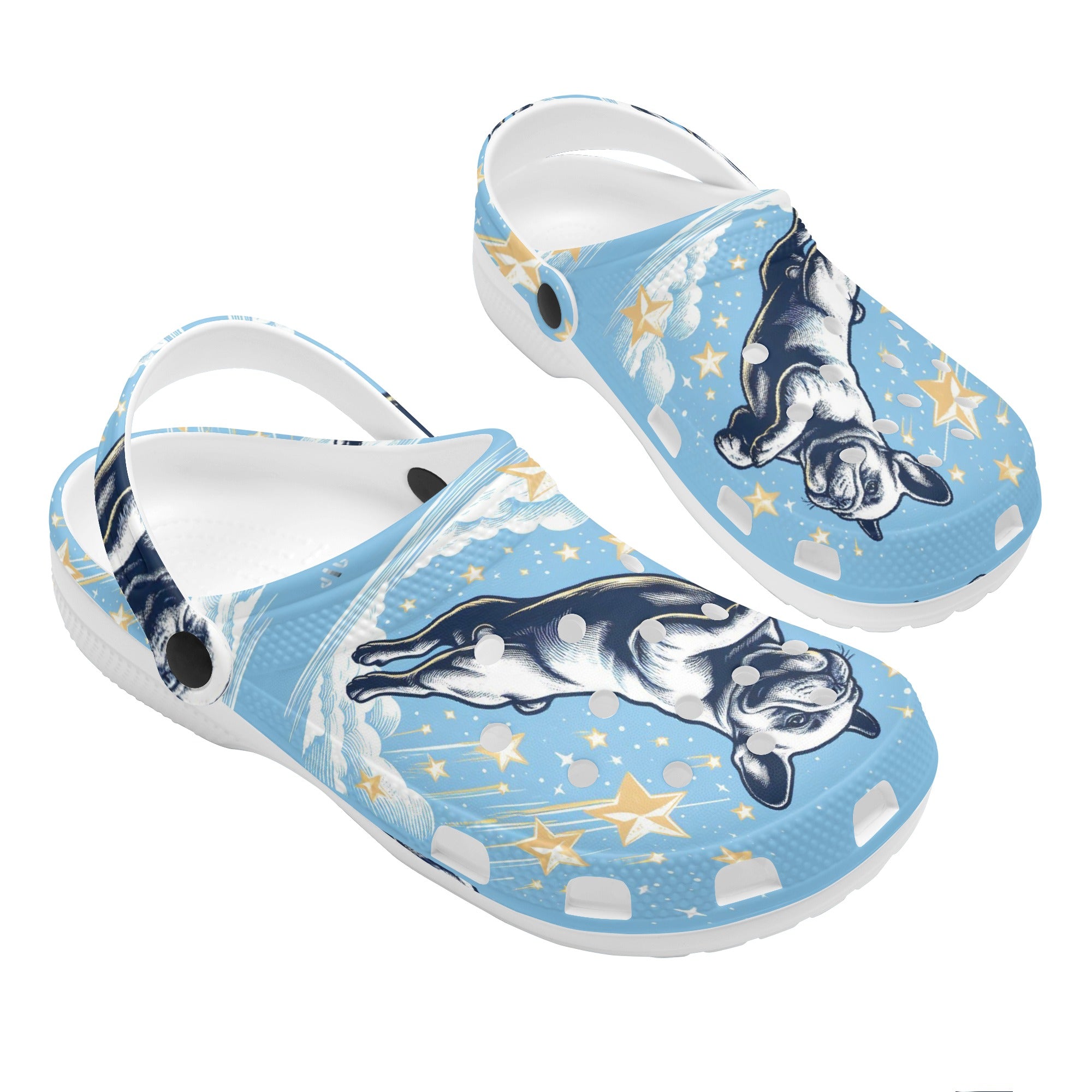 Breed-specific Warm Bulldog Thor - Warm Unisex Clogs Outdoor Use