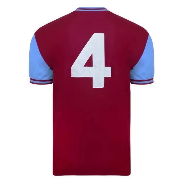Score Draw West Ham United 1975 FA Cup Final No4 Retro Football Shirt