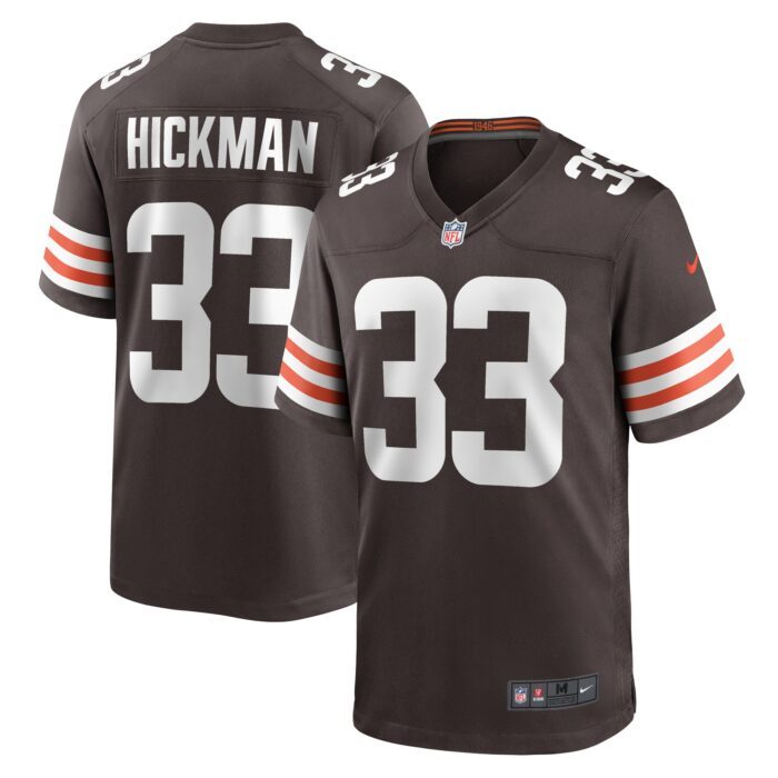 None Men's CLE Browns Powerful Premium Material Jersey Game Day Wear