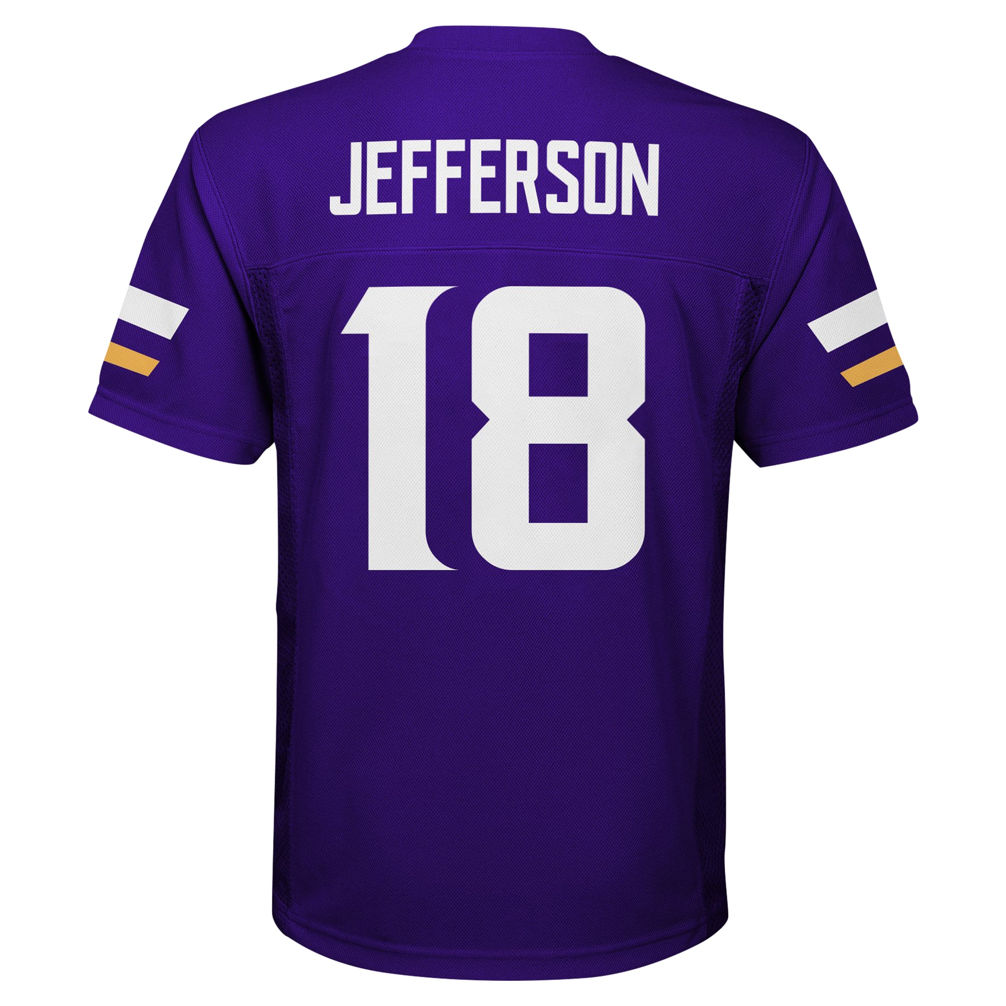 [JED] Justin Jefferson #18 Minnesota Vikings Preschool Replica Player Jersey - Purple