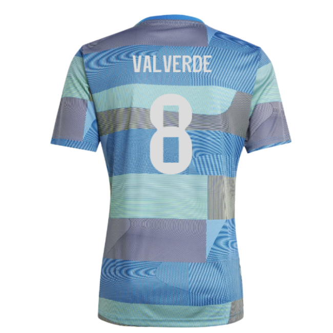 Real Madrid Spanish Football Valverde Premium Jersey Advanced Textile