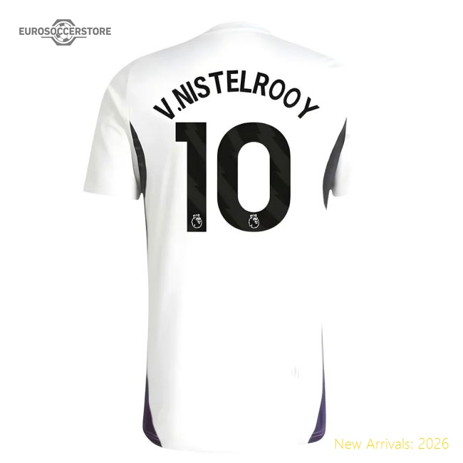 2025-2026 Man Utd Practice Jersey (white) (vnistelrooy 10)