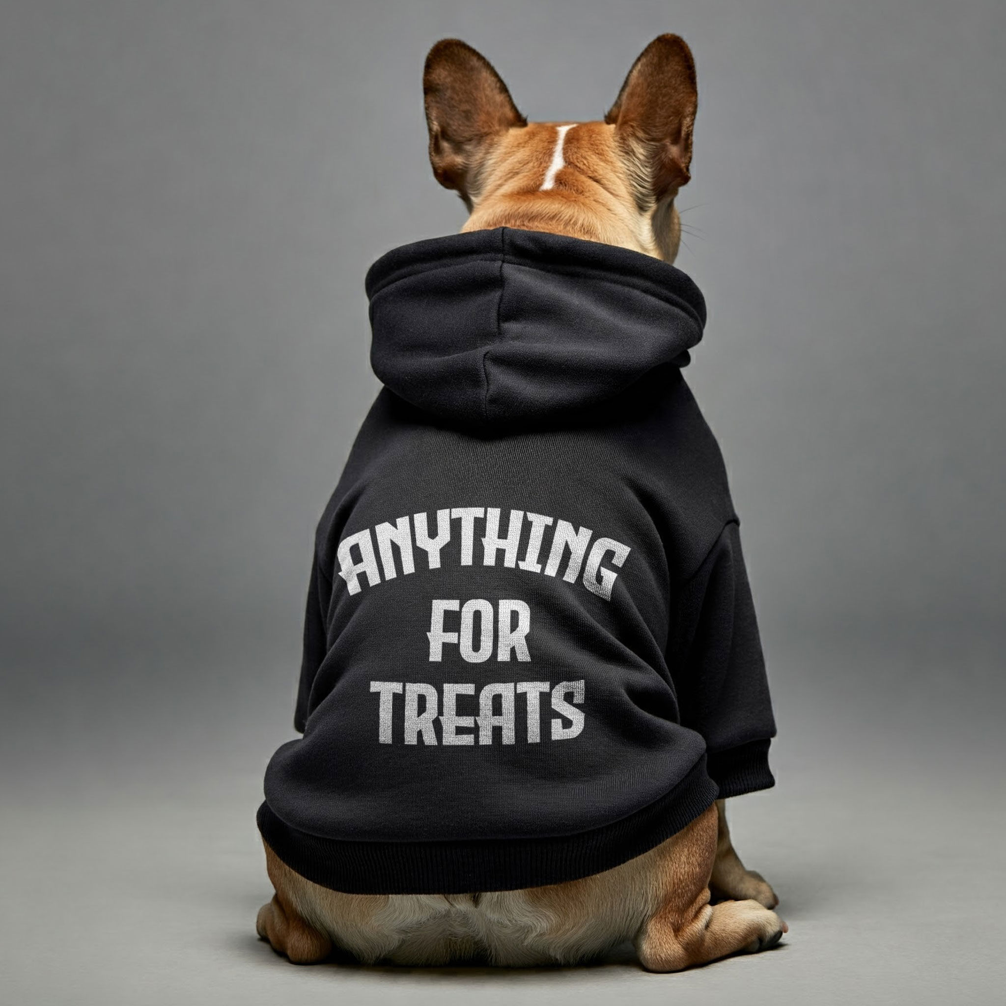 Everyday Anything For Treats - Personalized French Bulldog Hoodies Wi...