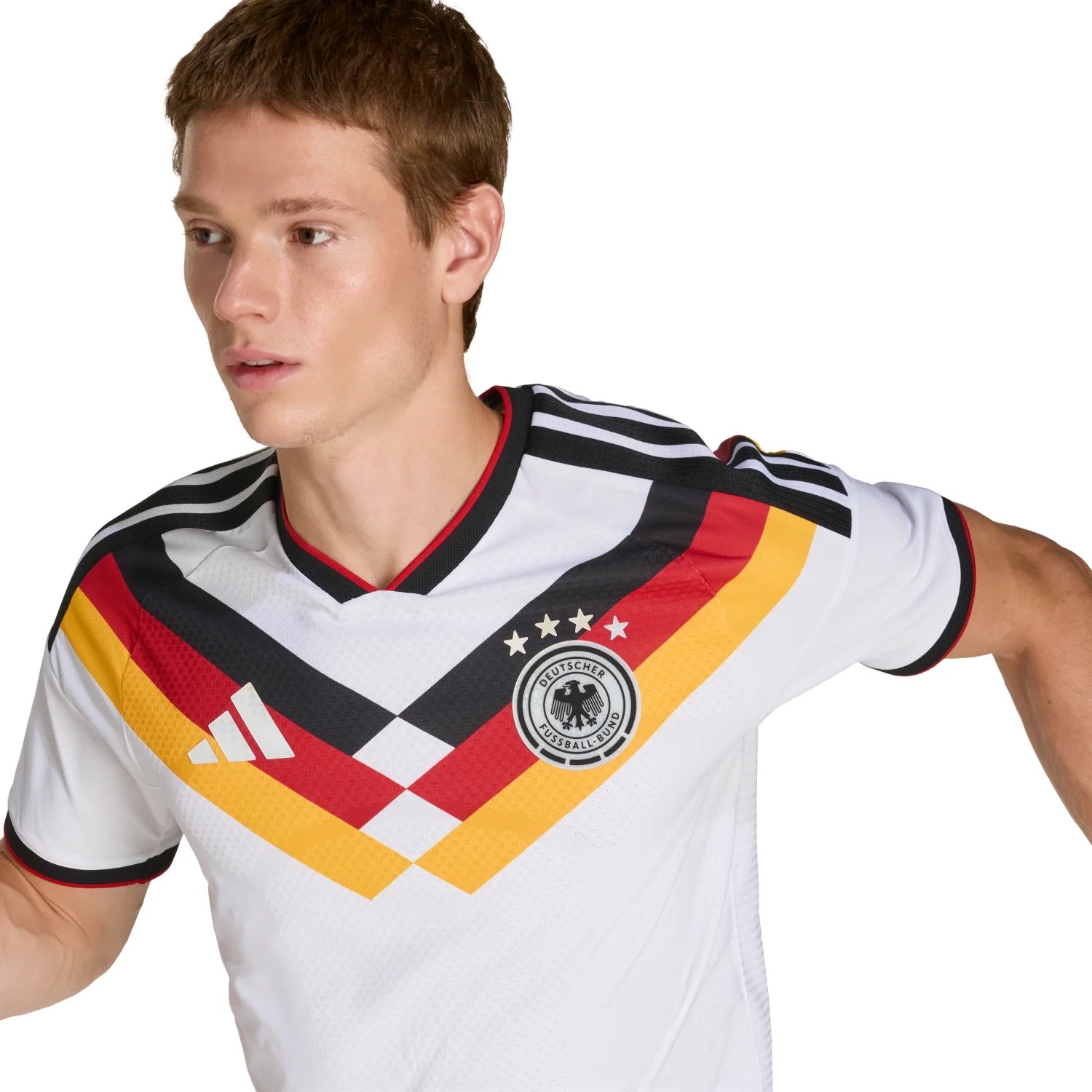 Germany 2026 Elite Home Jersey - Men's | Slim Fit Climacool+ Football Shirt with EQT Collar Performance Design