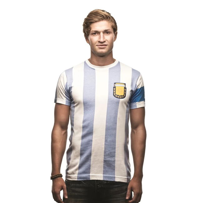 Argentina Team Sleek Home Soccer Jersey (1)