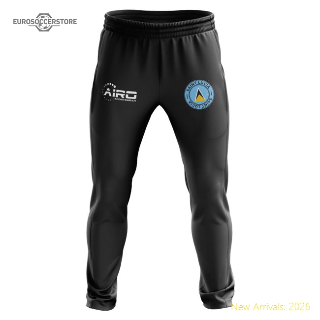 Saint Lucia Concept Football Training Pants (Black)