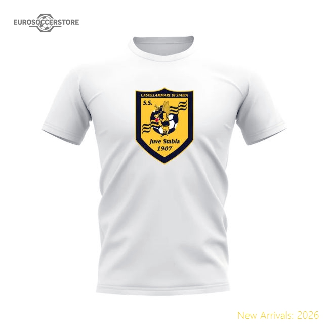 Juve Stabia Badge T-shirt (white) - Official Design - Supporter Edition