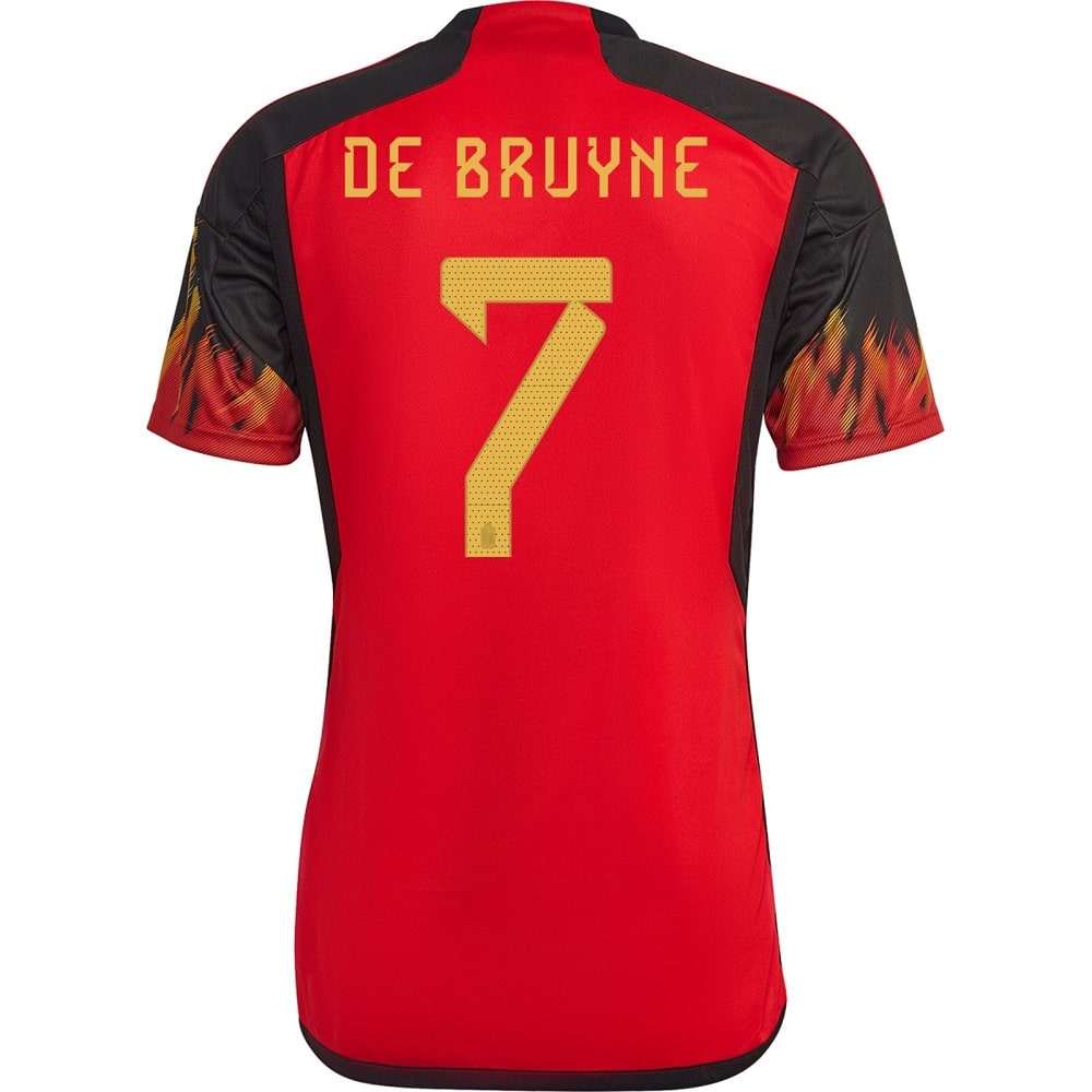 BELGIUM Fan Edition HOME JERSEY WORLD CUP 2022 DE BRUYNE