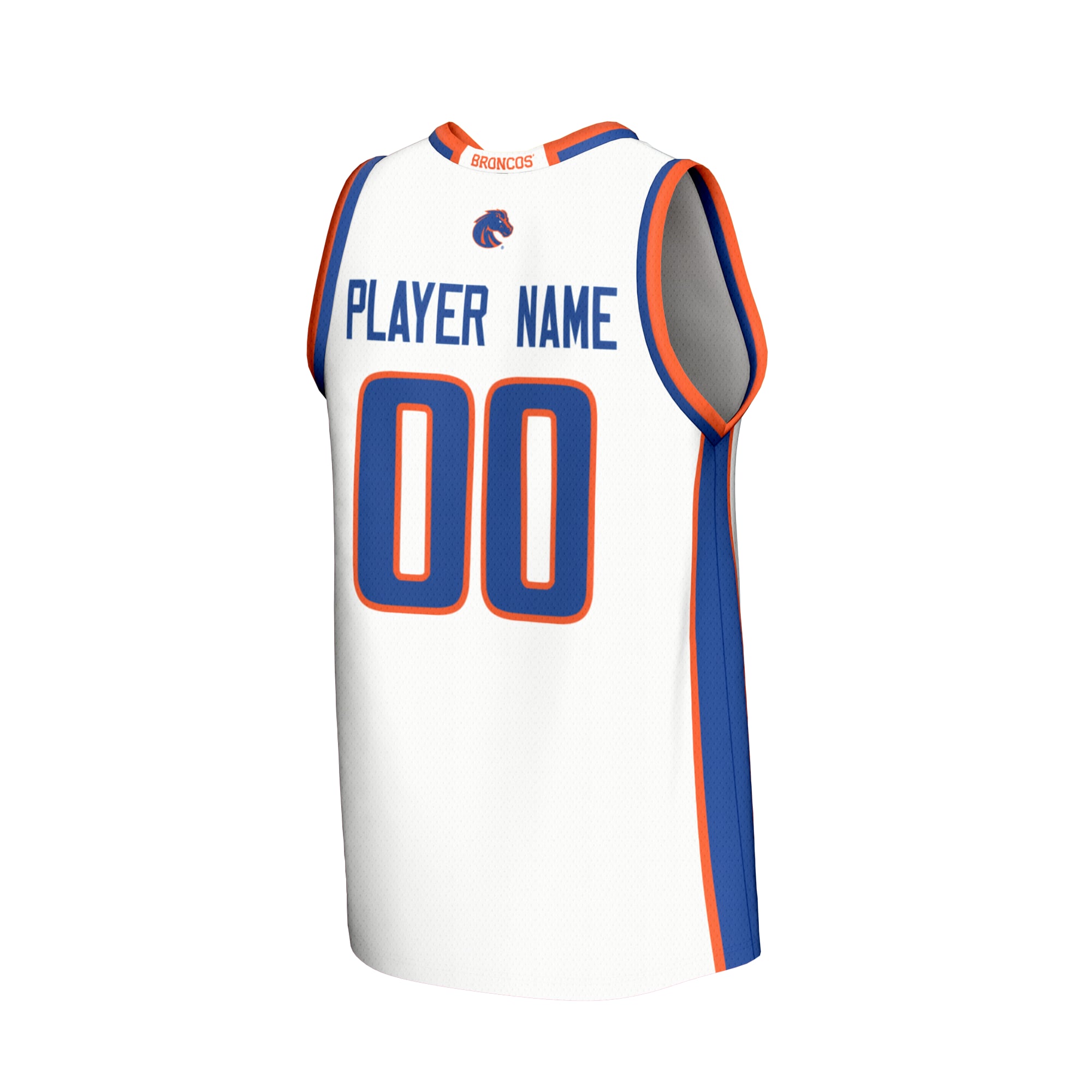Boise State Broncos GameDay Greats Youth NIL Pick-A-Player Lightweight Basketball Fashion Jersey - White