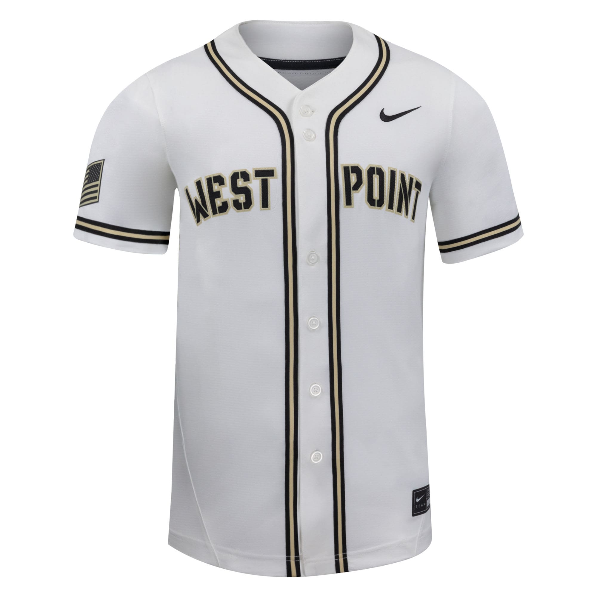 [DDG] Army Black Knights Replica Baseball Jersey - White