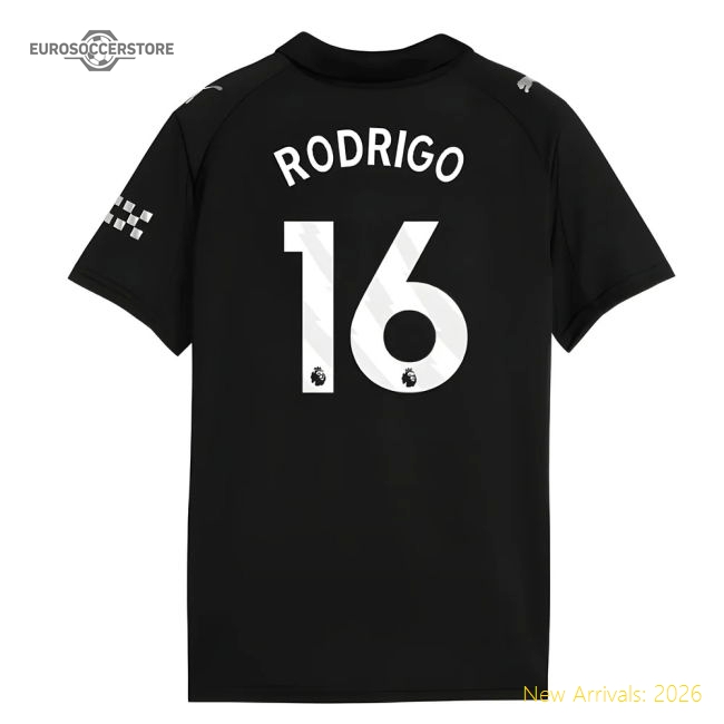 2025-2026 Man City Away Shirt (Kids) (Rodrigo 16)
