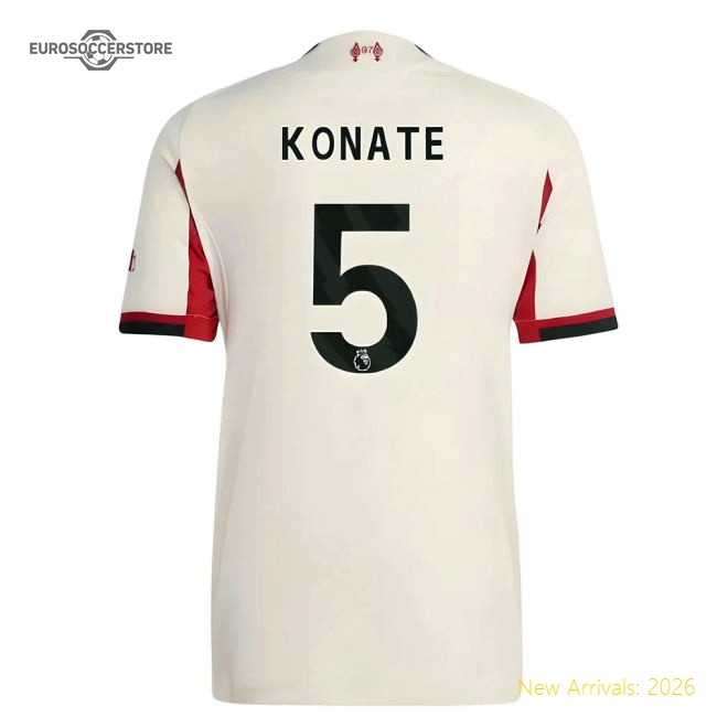 Liverpool Konate Chic Womens Jersey Performance Fabric Soft-touch
