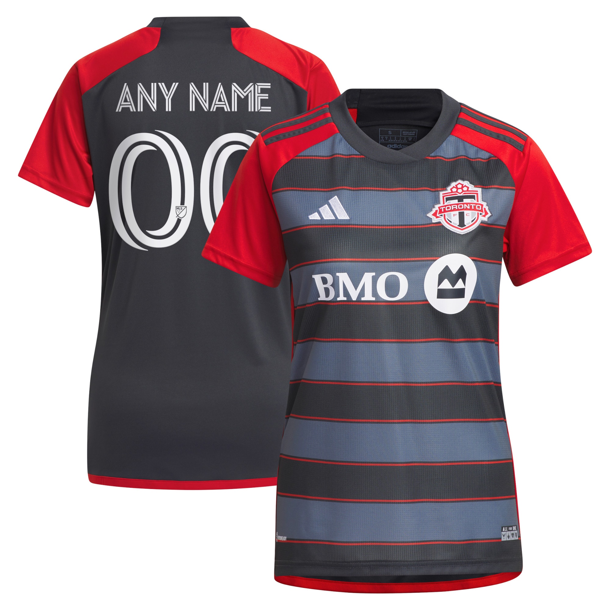 [JED] Toronto FC Women's 2023 Club Kit Replica Custom Jersey - Gray