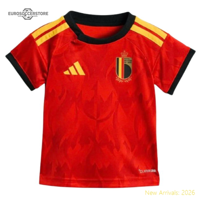 Belgium 2026-2027 Top Home Kit - Sleek Modern Slim Comfort
