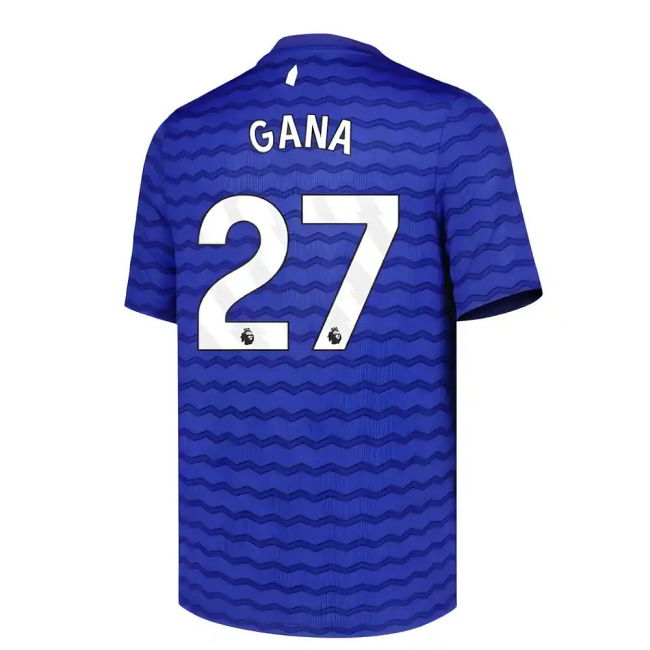 2025-20 Everton Authentic Home Jersey Gana #27 M S Kids