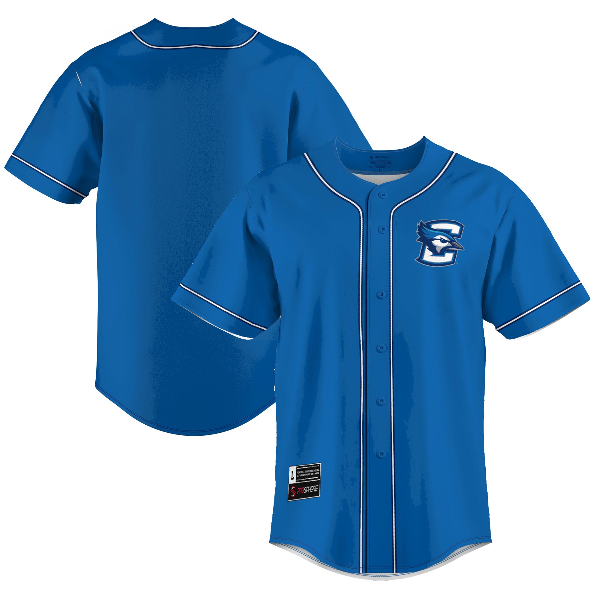 [NJP] Youth Creighton Bluejays GameDay Greats Lightweight Baseball Jersey - Blue