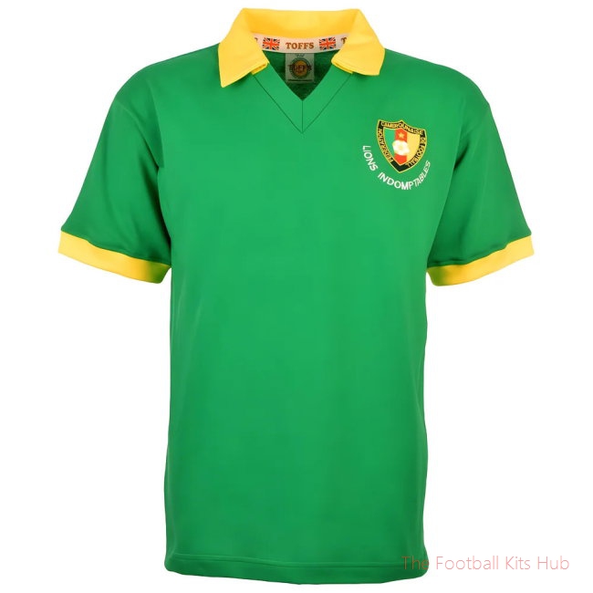 Cameroon 1982 World Cup Retro Football Shirt