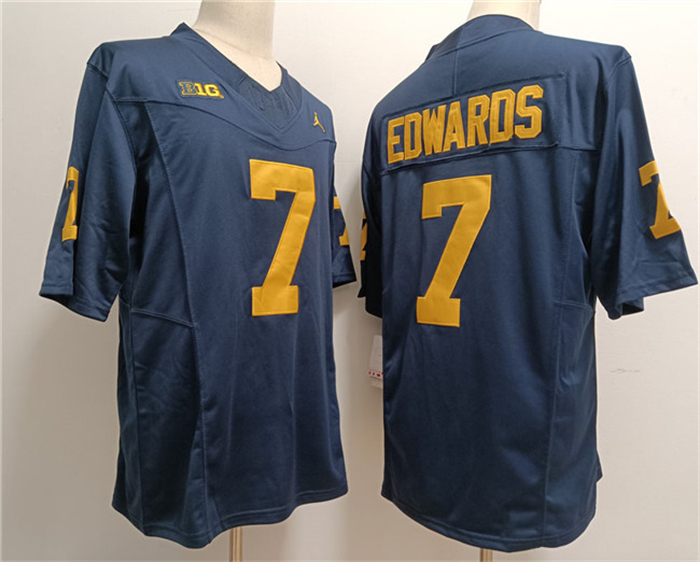 Men's Michigan UM #7 Donovan Edwards Game 2023 college football