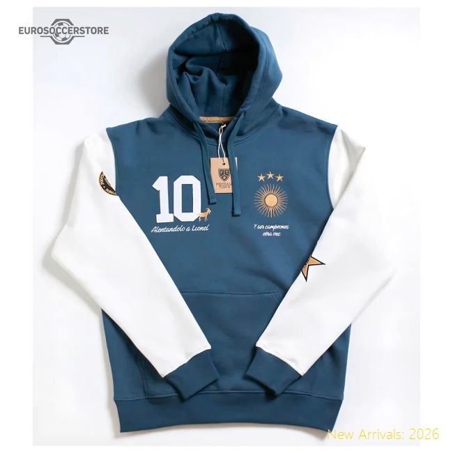 Durable Argentina Messi 20242025 Regular Hoodie Aeroready
