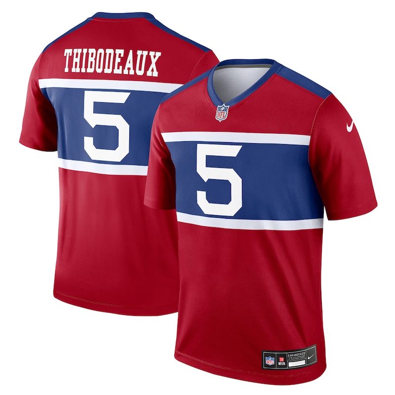 None Kayvon Thibodeaux NY Giants Bold Premium Jersey for NFL Fans