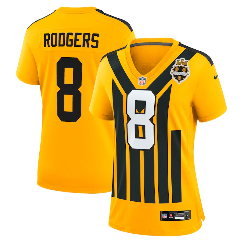 None Aaron Rodgers PIT Steelers Vintage Game-Ready Jersey for NFL Fans