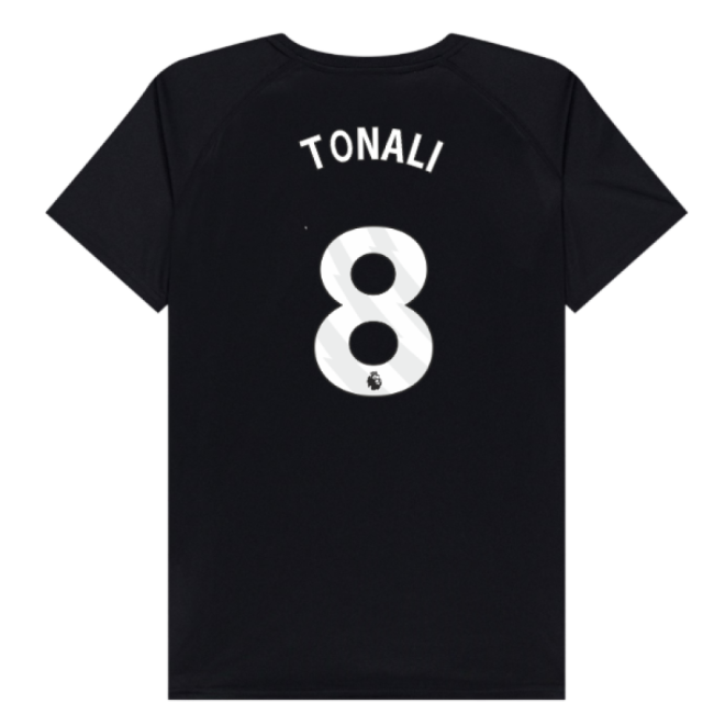 Newcastle 2025-2026 Shirt (Black) - Kids (Tonali 8) (Black)
