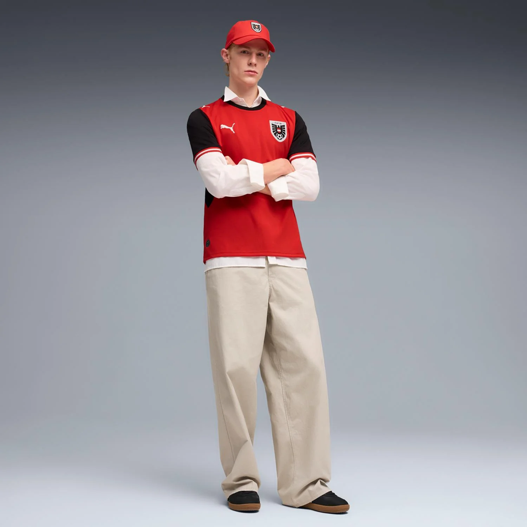 Austria 2026 Home Jersey Men  Austrian National Team Football Shirt