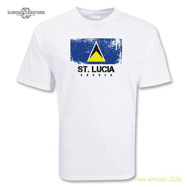 St Lucia Soccer T-shirt - World Cup Edition - Supporter Edition