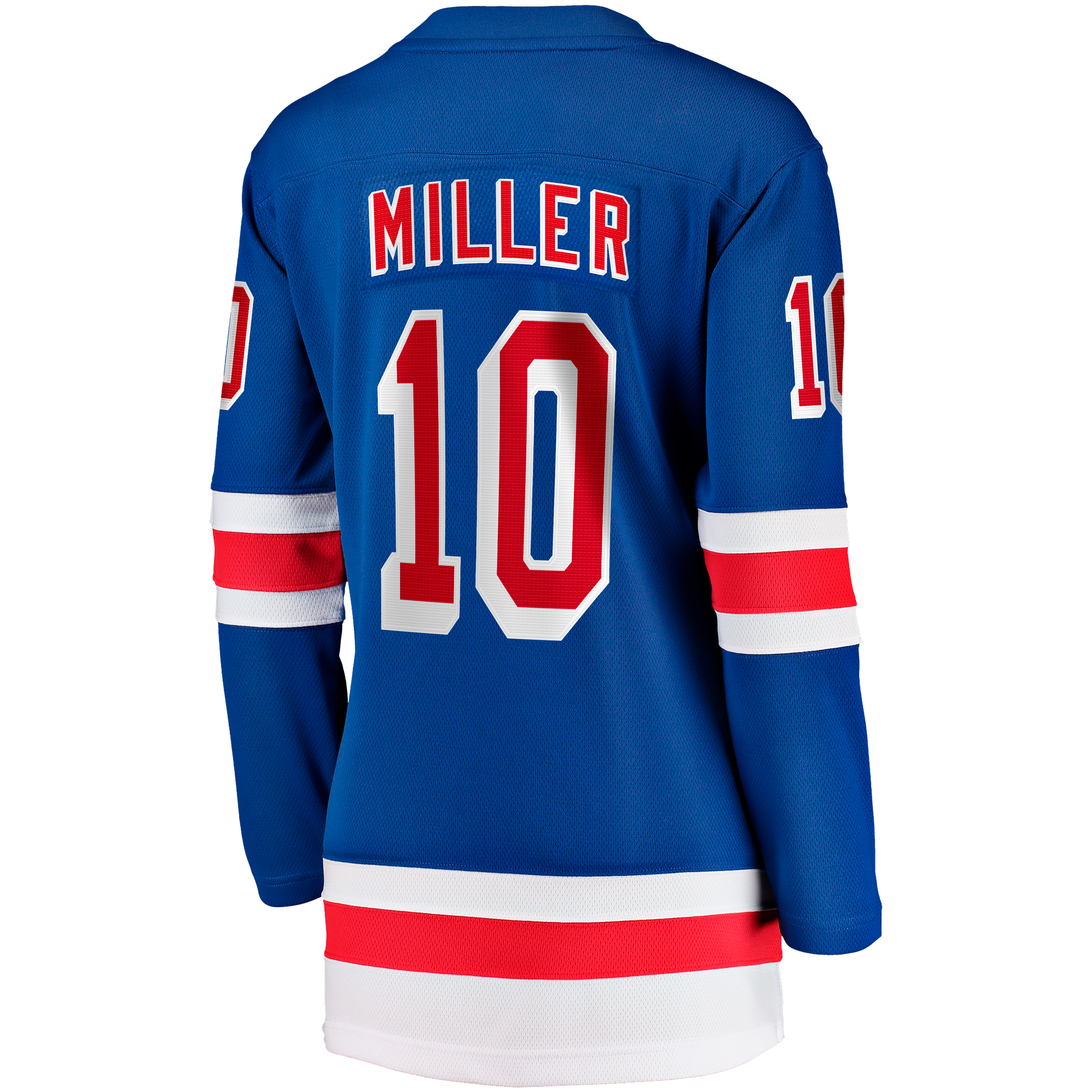 [ESK] JT Miller New York Rangers Women's Home Captain's Patch Breakaway Jersey - Blue