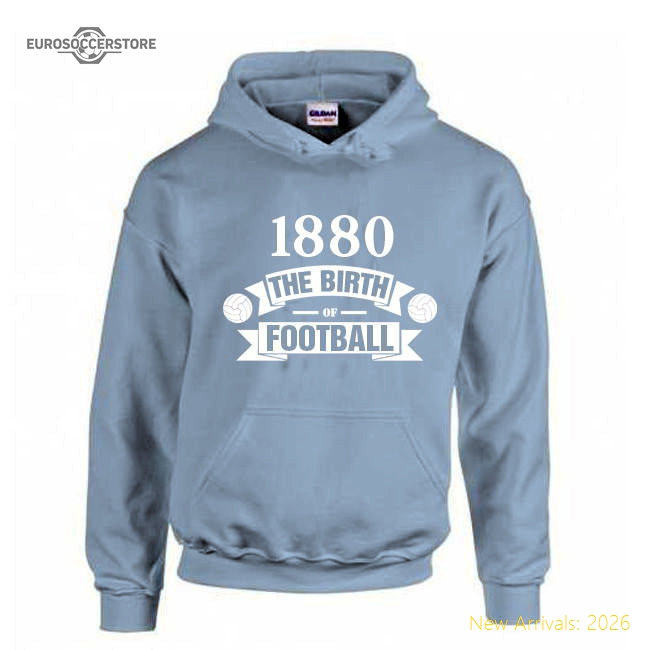 Professional High-Quality Man City Birth Of Football Hoody sky Blue