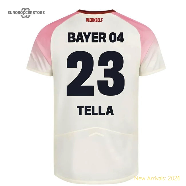 2025-2026 Leverkusen Bayer Away Top Football Jersey (Kids) (Tella 23)