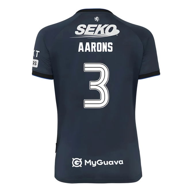 2025-2026 Rangers Replica Third Third Aarons 3 - Retro Anti-slip -