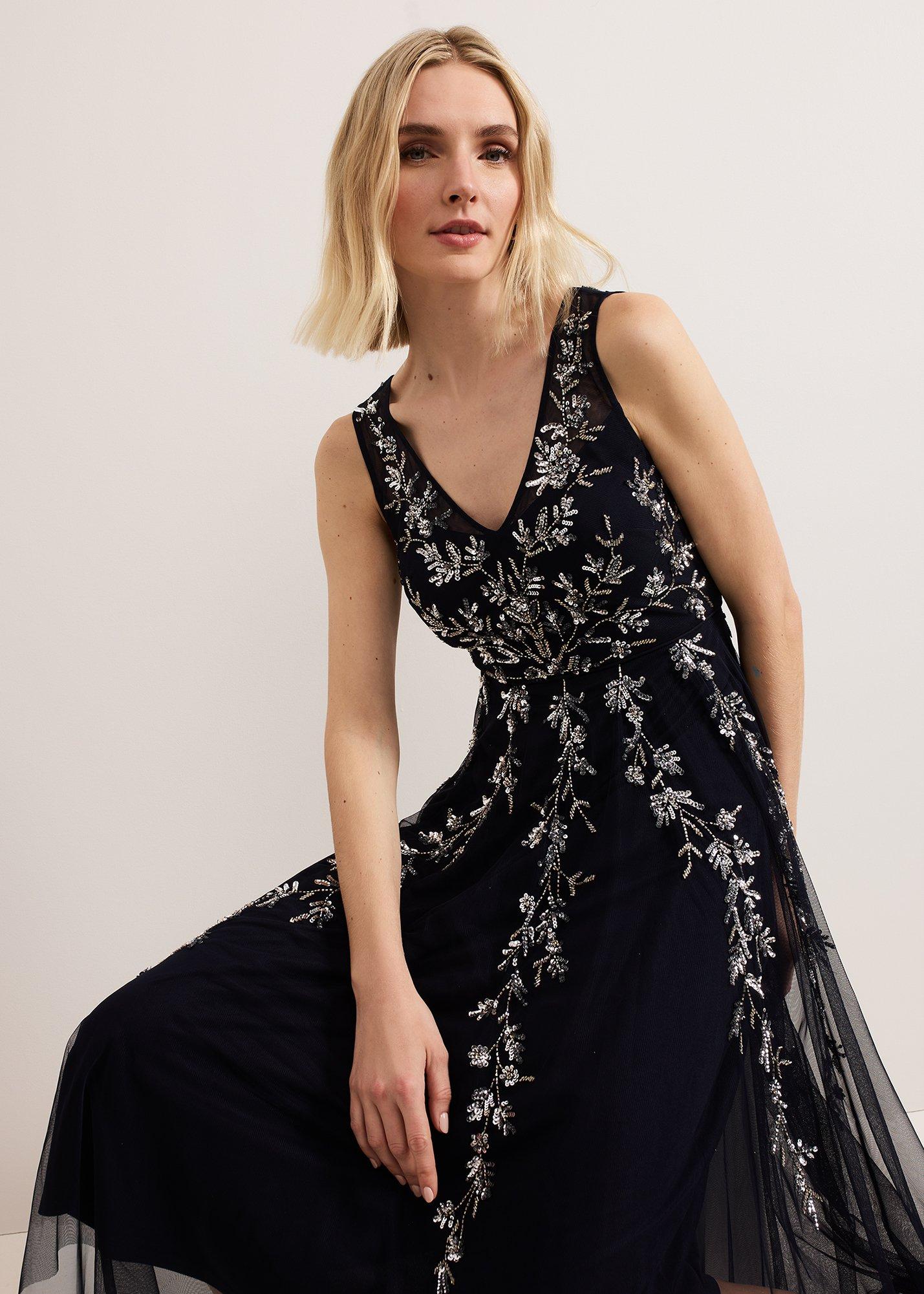 Marissa Beaded Midi Dress