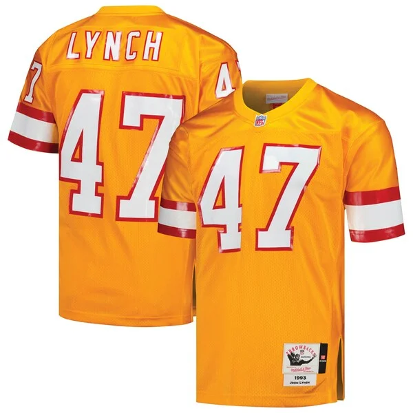 None John Lynch  Jersey - Orange | NFL Player Jersey | NFL Football