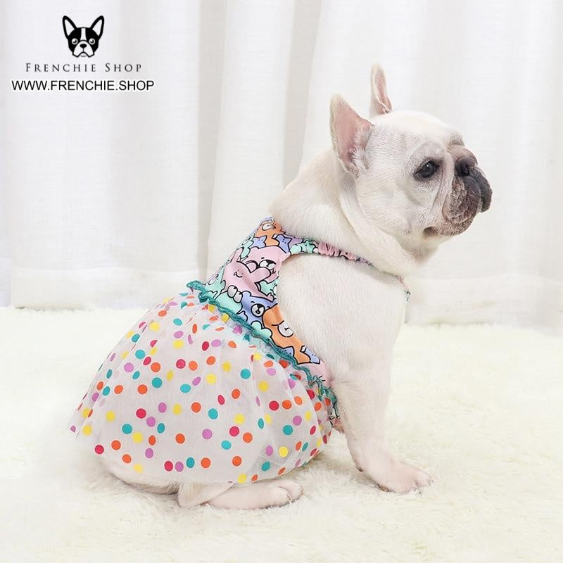 Non-slip Skirt Frenchie Summer Dress (w316) Outdoor Use | Durable Build