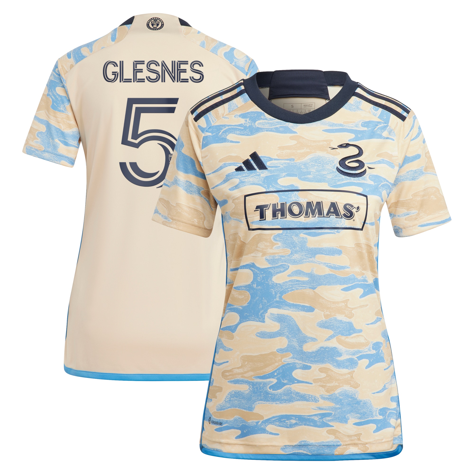 [SJH] Jakob Glesnes Philadelphia Union Women's 2023 For Philly Replica Jersey -