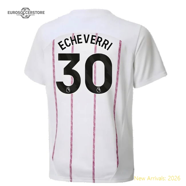 Premium Kids Man City Echeverri Jersey 2024-2025 Breathable