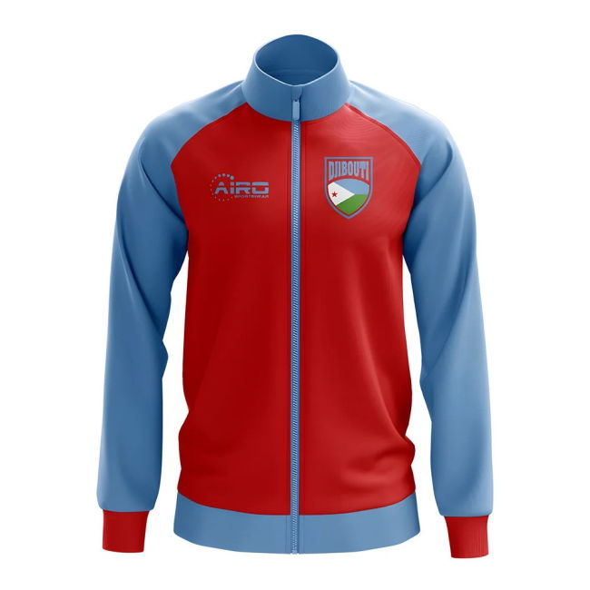 Premium-Quality Djbouti Concept Football Track Jacket (Red)