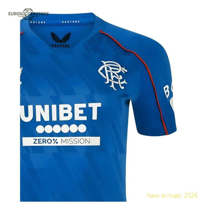 S Rangers Female 2024 Home Jersey Shirt Football Fan Apparel