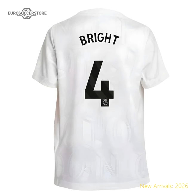 Official 2025-2026 Chelsea Pre-match Shirt (white) - Kids (bright 4