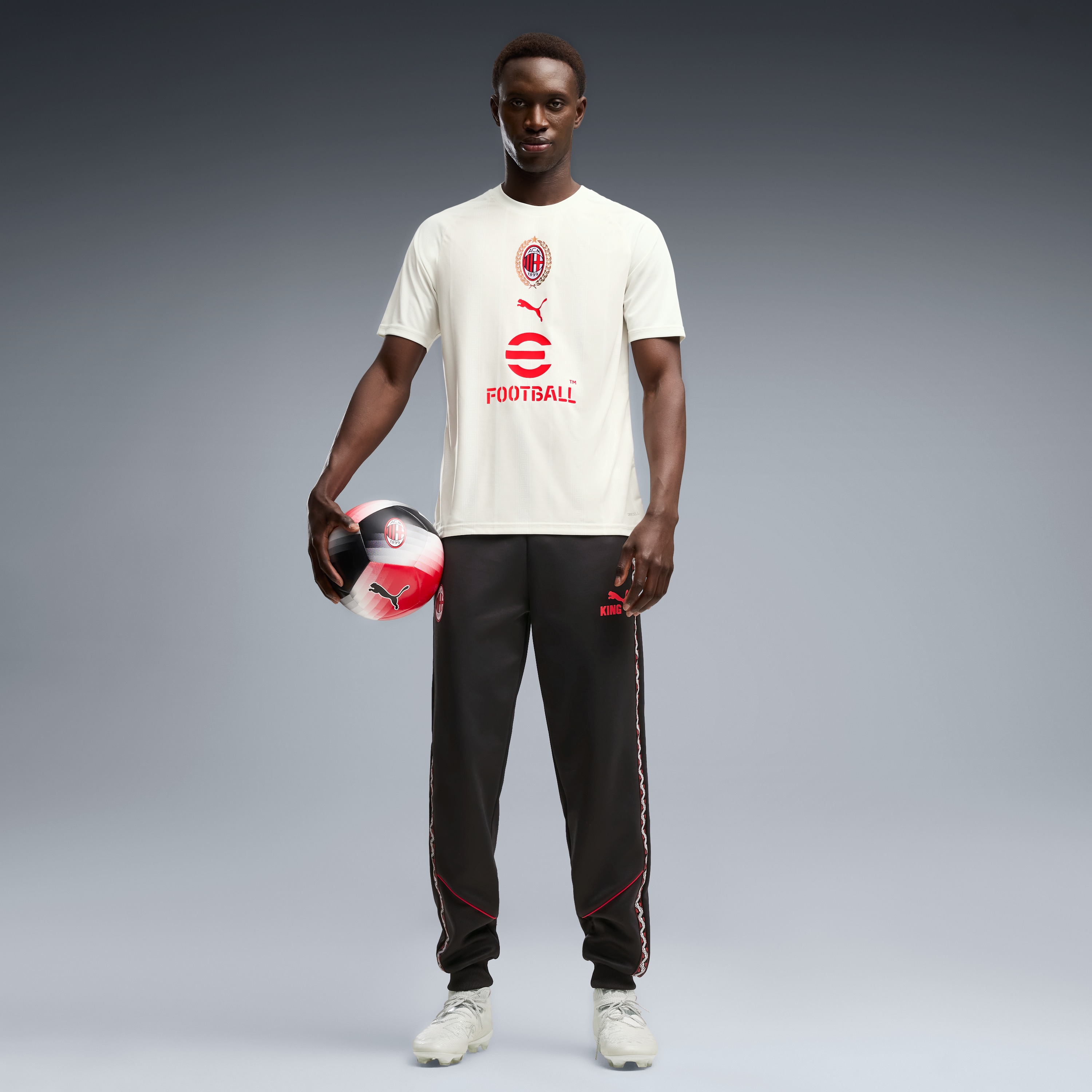 [SJH] AC Milan 2026/27 Pre-Match Jersey Top - Cream
