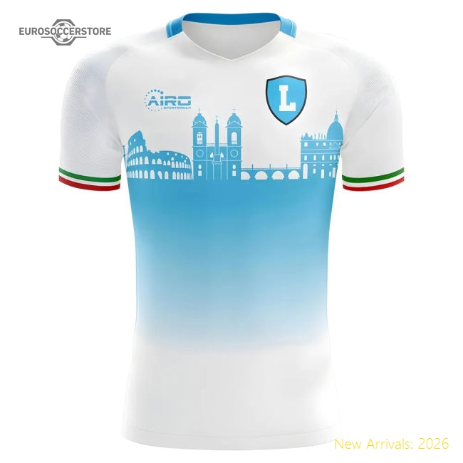 Pro-level Home Lazio Jersey 2025-2026 Flexible Kappa Kombat