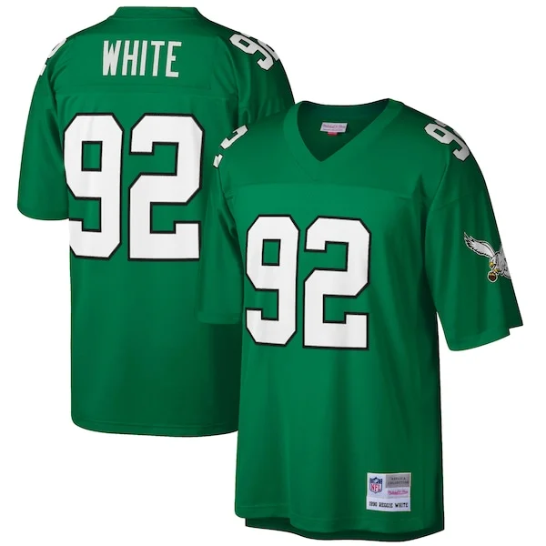 None Reggie White Replica Jersey - Green | NFL Player Jersey
