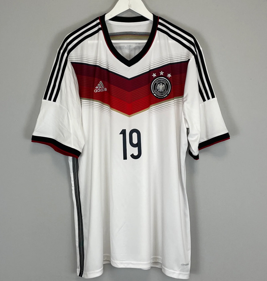 2014 Germany Home GOTZE 19 Retro Shirt - Official Replica 4998
