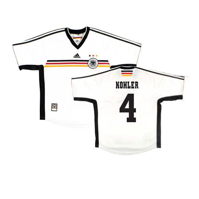 Advantages Germany 1998-00 Home Shirt ((Very Good) L) (Kohler 4) Cute